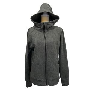 Lululemon Jacket Scuba Full Zip Hoodie Gray Women's Size 12